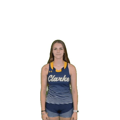 Clarke Athletics Sticker by Clarke University
