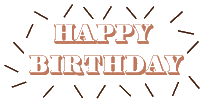 Happy Birthday Sticker by Cupped Desserts