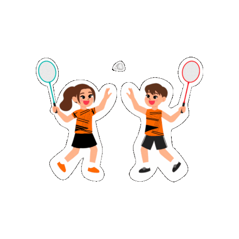 Badminton Sticker
