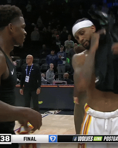 Nba Handshake GIF by Minnesota Timberwolves