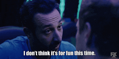 desmin borges anxiety GIF by You're The Worst 