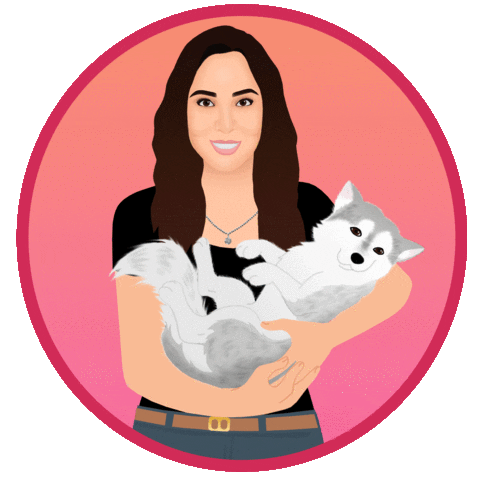 Sleepy Dog Sticker by Shalini Goklani