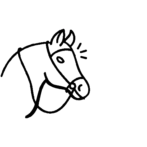 Riding Dinner Sticker