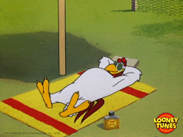 Tired Pool Party GIF by Looney Tunes