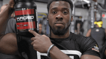 flex protein GIF by Kaged Muscle