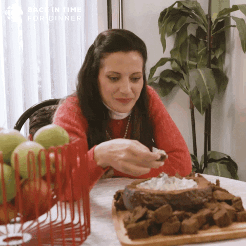 back in time for dinner GIF by CBC