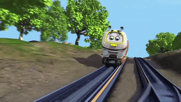 out of control falling GIF by Chuggington
