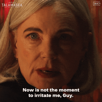 Angry Anne Rice GIF by Anne Rice's Immortal Universe