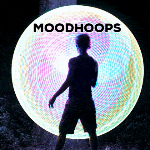 Rainbow Glowing GIF by Moodhoops LED hoops