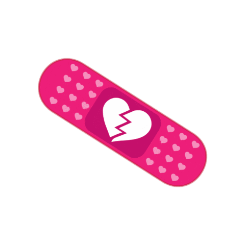 Broken Heart Hearts Sticker by Pixel Parade App