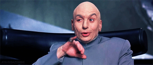  excited laugh oh exciting dr evil GIF