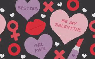 Galentines Day Bff GIF by evite