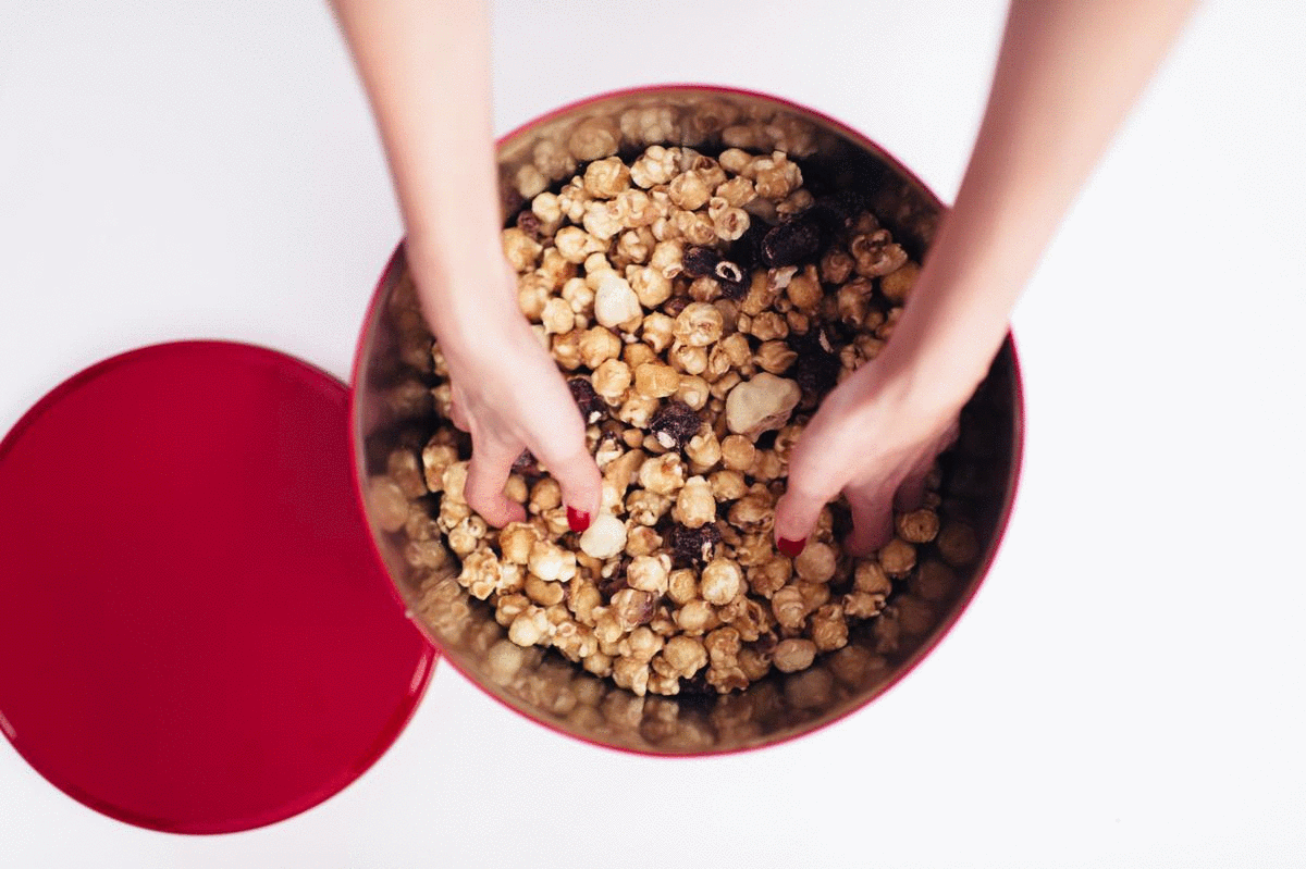 Caramel Corn Popcorn GIF Find & Share on GIPHY