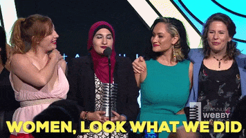 women's march woman GIF by The Webby Awards