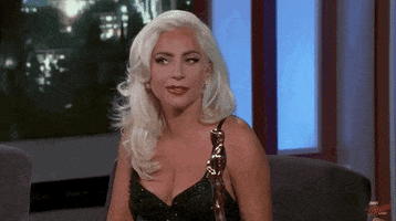 Lady Gaga Reaction GIF by Jimmy Kimmel Live