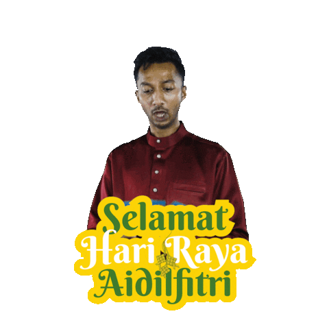 Hari Raya Happy Eid Sticker by Fly FM
