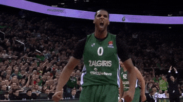 lets go yes GIF by EuroLeague