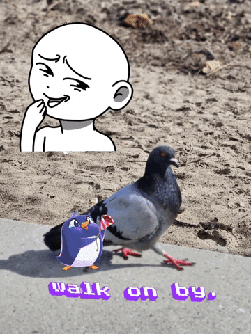 Walk On By GIF