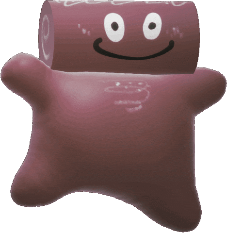 Happy Swiss Roll Sticker