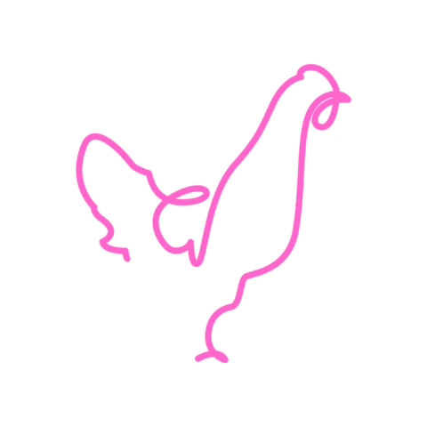 Pink Neon Sticker by CHICK Fried Chicken
