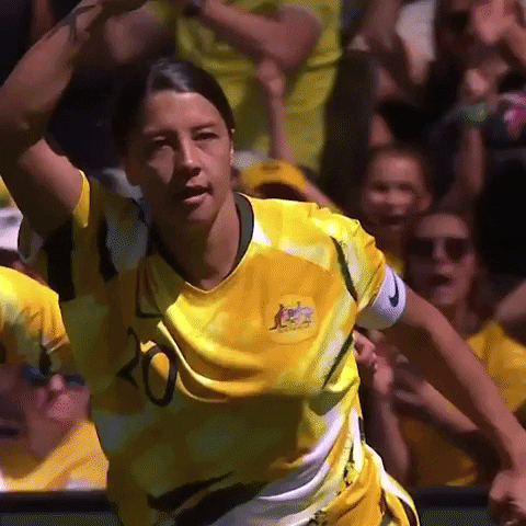 High Five Celebration GIF by Football Australia