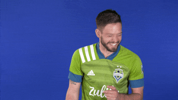 Kelyn Rowe Laughing GIF by Seattle Sounders