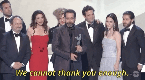Marvelous Mrs Maisel Cast We Cannot Thank You Enough GIF by SAG Awards