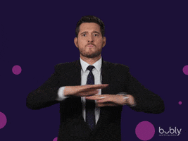 Michael Buble No GIF by bubly