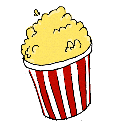 3D Popcorn Sticker by MoviePass