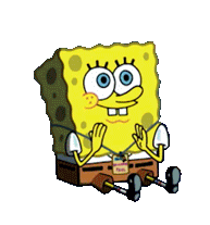 happy bikini bottom Sticker by Nickelodeon