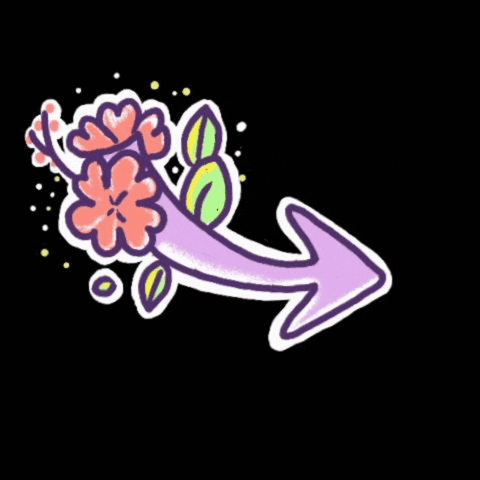 Flower Arrow GIF