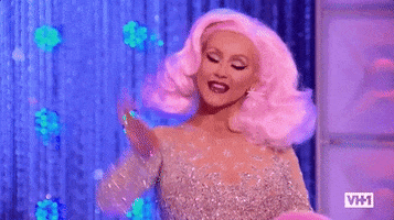 christina aguilera kisses GIF by RuPaul's Drag Race