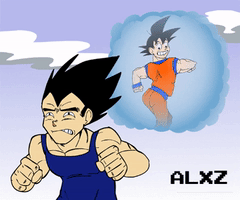 Goku Flanders GIF