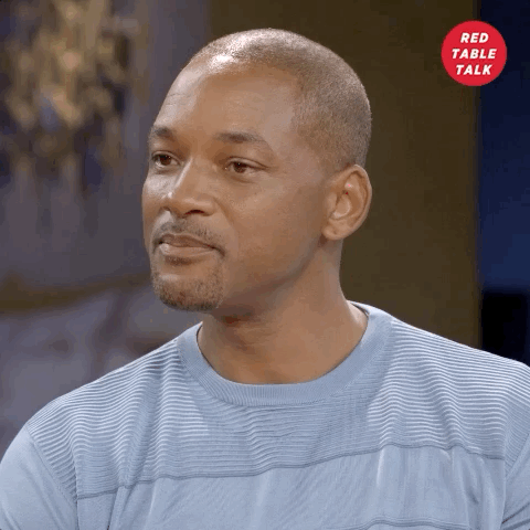 Will Smith Thinking Sticker - Will Smith Thinking Meme - Discover & Share  GIFs