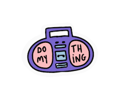 Hard Times Saturday Sticker