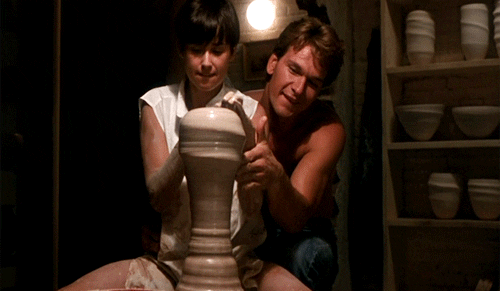 ghost pottery cat gif