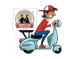 Pizza Moto Sticker by Restaurante Broz