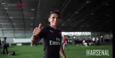 lucas torreira yes GIF by Arsenal