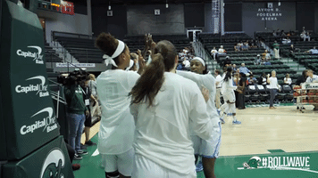 tulane high fives GIF by GreenWave