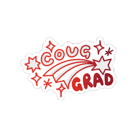 Washington State University Go Cougs Sticker by WSU Pullman