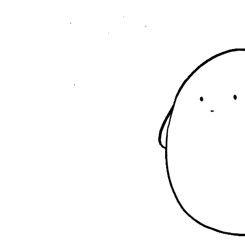 Shy Guy Hello Sticker by Chubby Nugget