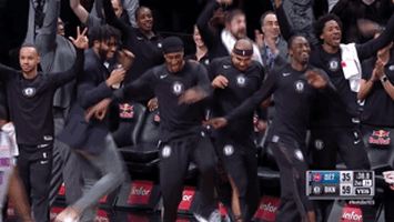 Happy Brooklyn Nets GIF by NBA