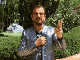 Ringo Starr Beatles GIF by Ringo Peace and Love