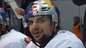 ice hockey wink GIF by EC Red Bull Salzburg