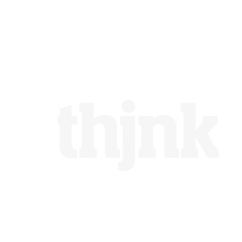 Logo Think Sticker by thjnk Zürich