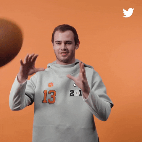 cant let go hunter renfrow GIF by Twitter