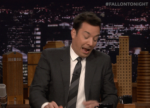 Giphy - Jimmy Fallon Reaction GIF by The Tonight Show Starring Jimmy Fallon