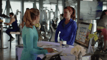 pascale hutton workout GIF by Hallmark Channel