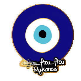Evil Eye Greece Sticker by T-bar Stores