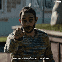 I Hate You Reaction GIF by American Gods